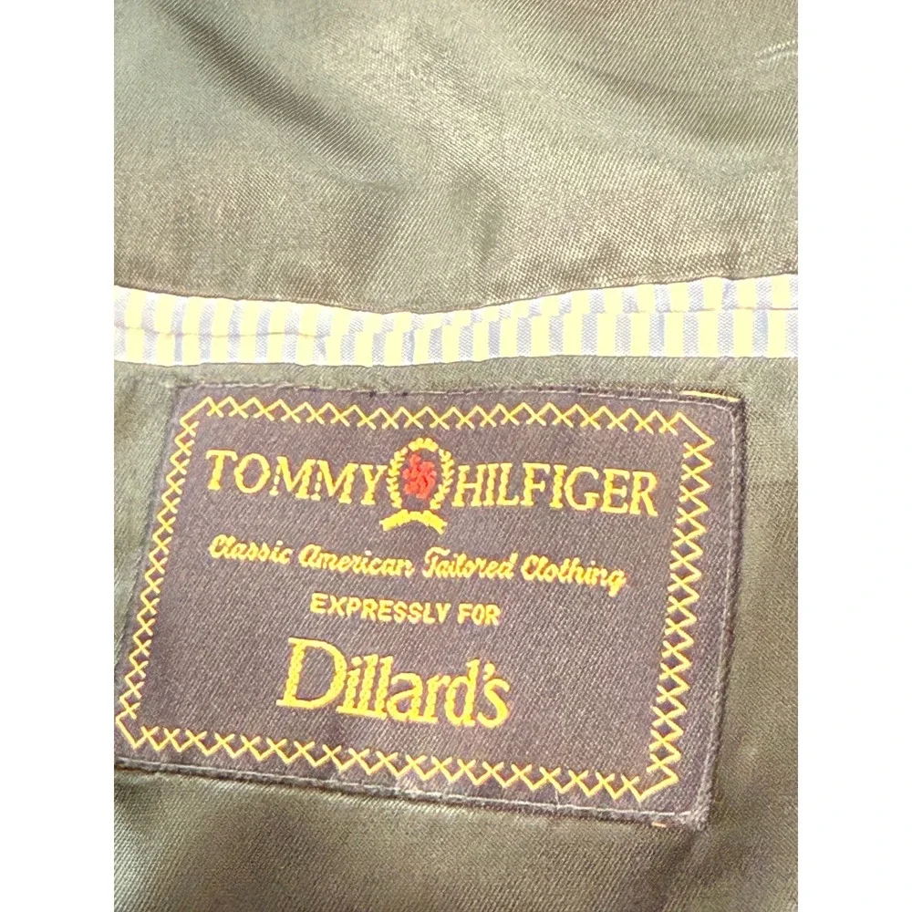Tommy Hilfiger Mens 44R Wool Classic American Tailored Clothing Blazer Dillard's